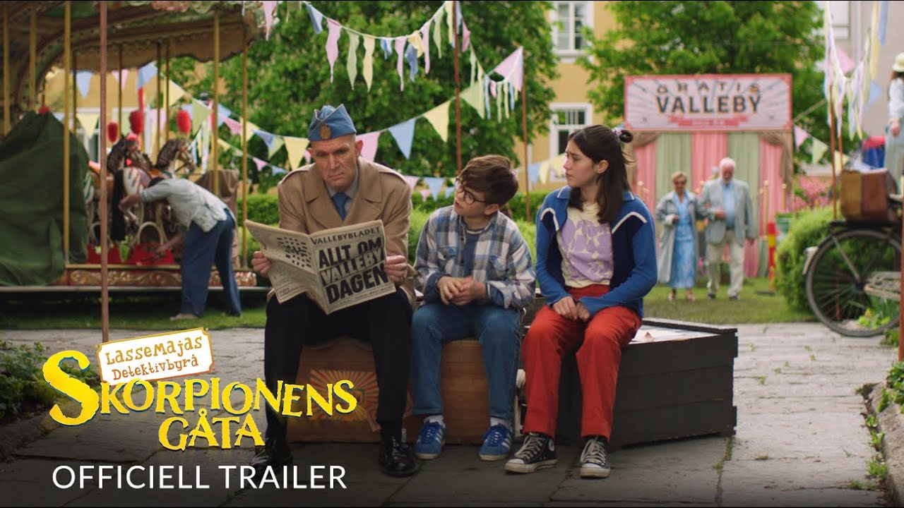 LASSEMAJAS DETEKTIVBYRÅ, SKORPIONENS GÅTA - Officiell Trailer - biopremiär 28 oktober.