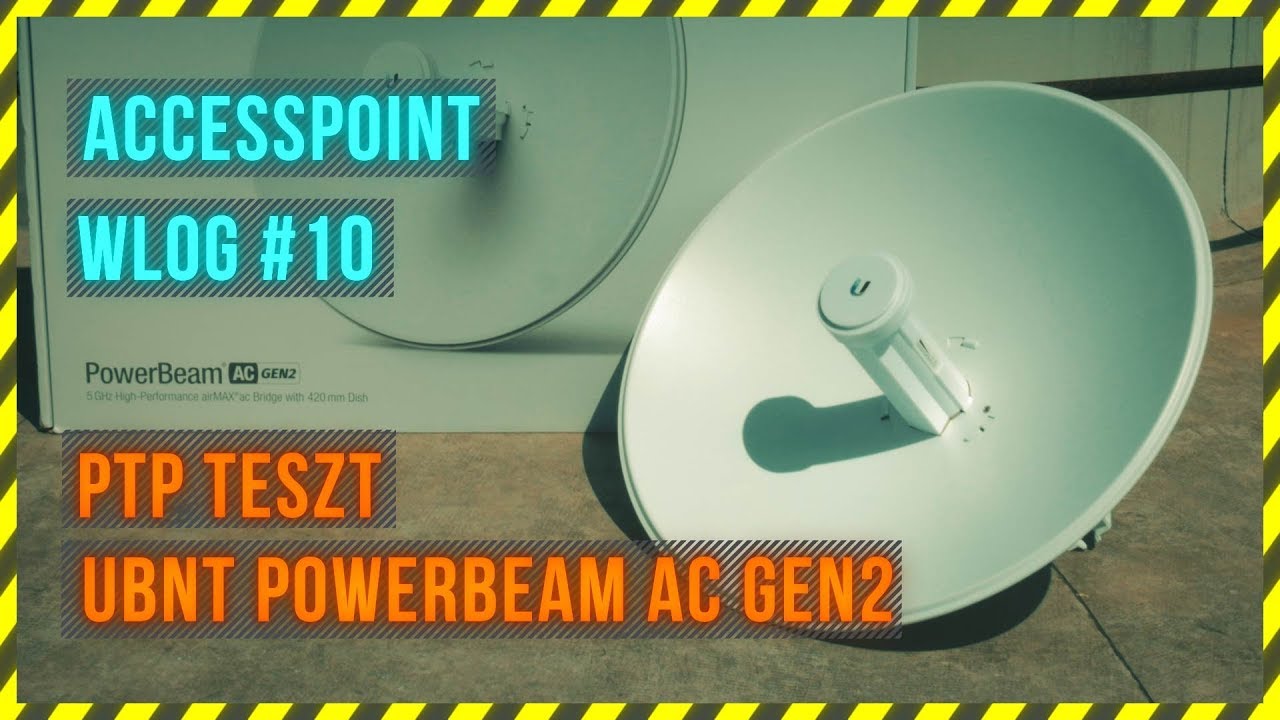 AP WLOG #10 Ubiquiti PowerBeam AC GEN 2 Performance Test - ENGLISH SUBTITLES