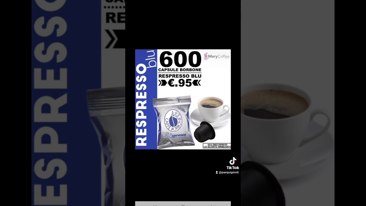 BORBONE NESPRESSO BLU