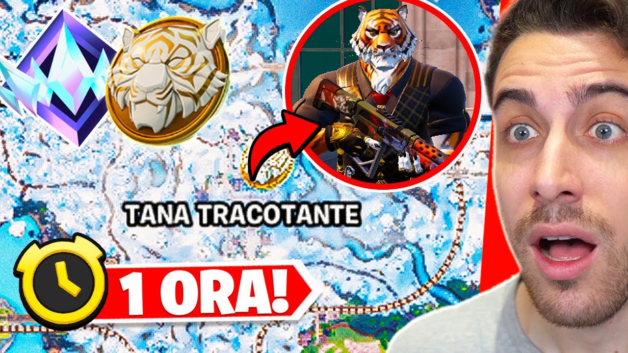 Atterro per 1 ORA a TANA TRACOTANTE in RANKED! Capitolo 5 Fortnite ITA!