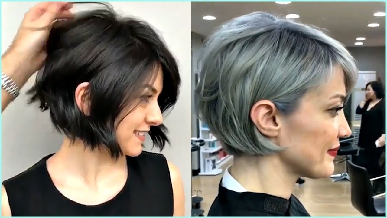 12+ CORTE FEMININO CURTO TENDENCIA 2020 | CABELO BEM CUIDADO | BOB HAIRCUTS|SHORT HAIR HAIRSTYLES #1