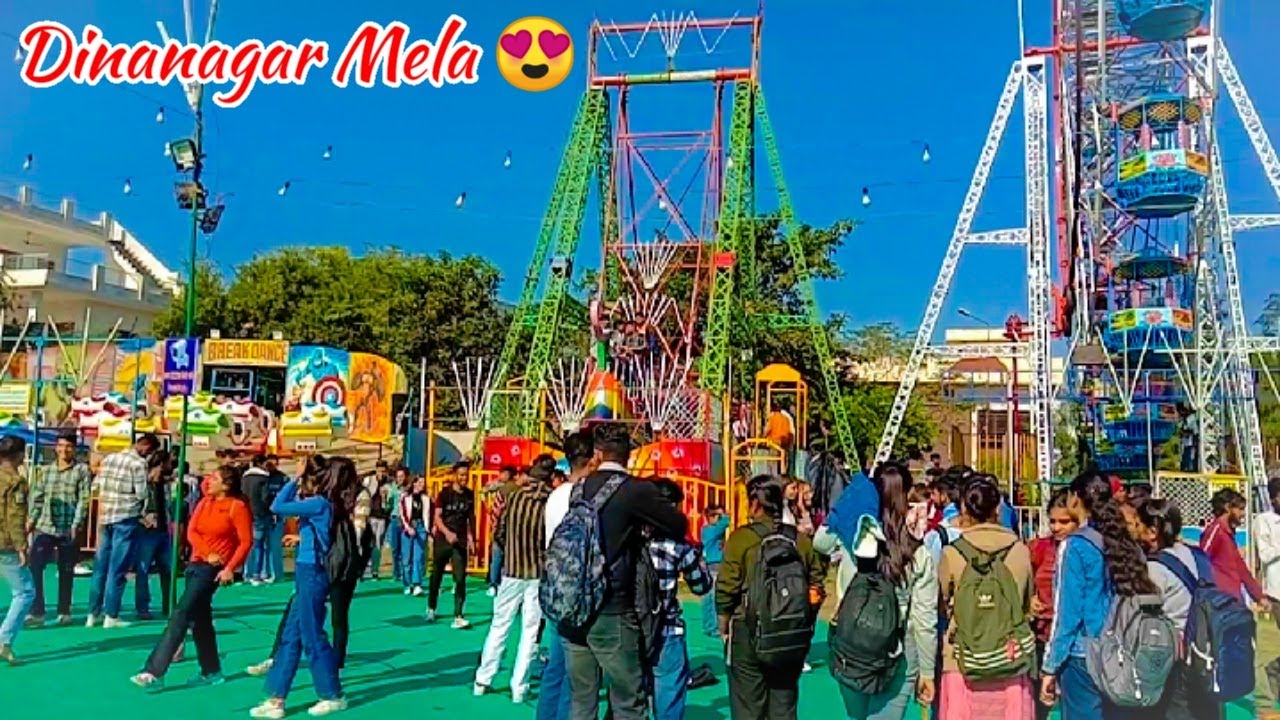 Dinanagar Mela 😍 || Dinanagar Dussehra Ground 📍 || Punjab Carnival Mela || Dinanagar Vlog