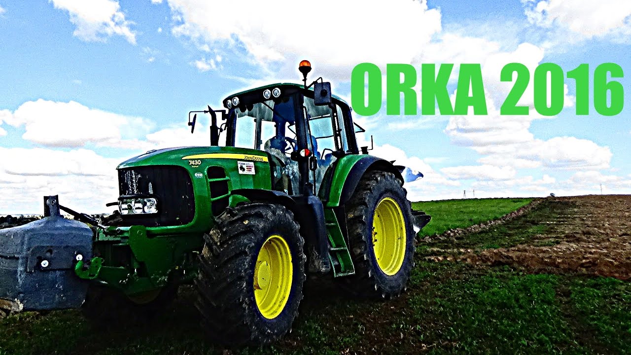 Orka 2016 Nowym Nabytkiem ✪ John Deere 7430 Premium ✪ Pług 4  Agro Lux ✪  Lubelskie ✪