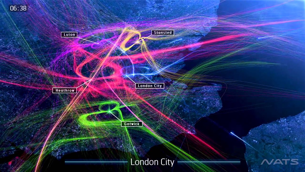 NATS - London 24 - Layers of London air traffic