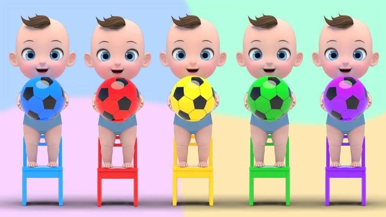 Renkleri Öğreniyorum Parmak Ailesi ve Renkli Toplar 🟡 Eğitici Çocuk Şarkısı