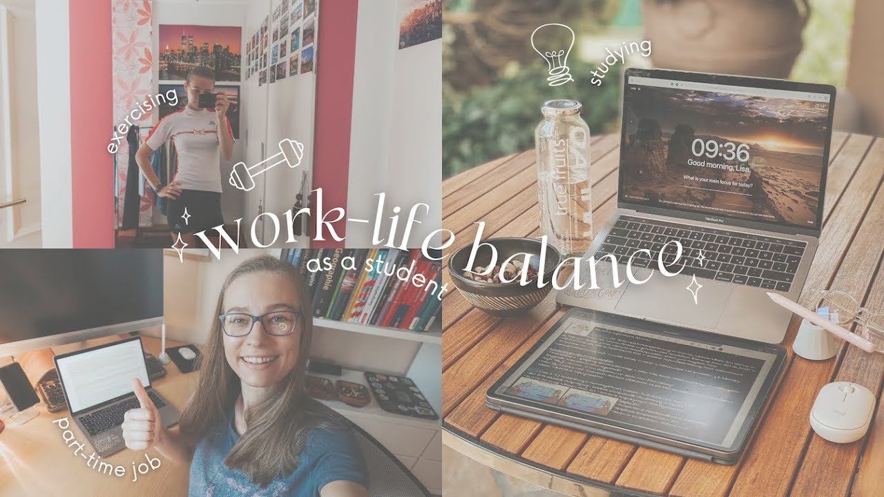 HOW TO MAINTAIN A WORK-LIFE BALANCE AS A STUDENT 🎓🧘🏻 | 7 tips