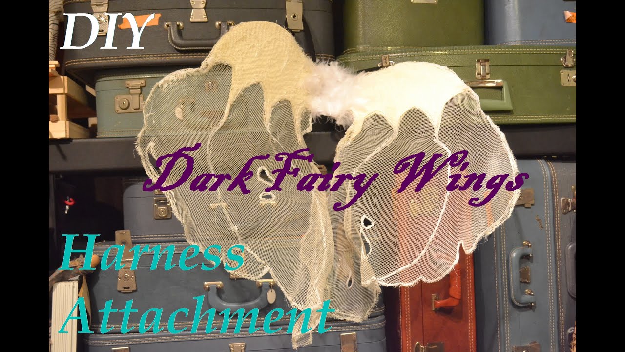 Dark Fairy Wings - Harness Attachment