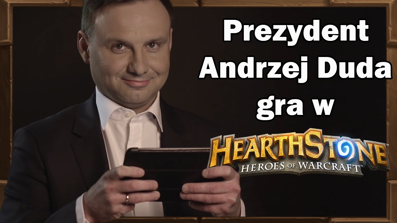 Prezydent Andrzej Duda gra w Hearthstone (Parodia)
