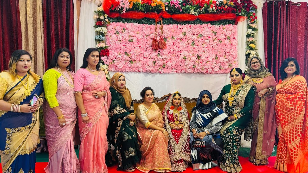 নাবিলের বিয়ের রিসেপশন || বিয়ে হয়েছিল দেশে || Bengali Marriage Reception