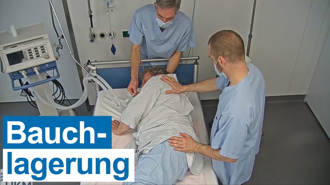 Bauchposition sicher anwenden: Schulungsvideo der UKM-Pflege für die Beatmung von Covid-19-Patienten