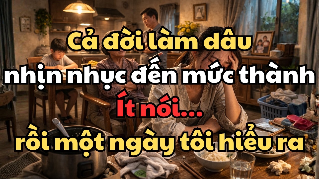Cả đời làm dâu nhịn nhục đến mức thành Ít nói… rồi một ngày tôi hiểu ra