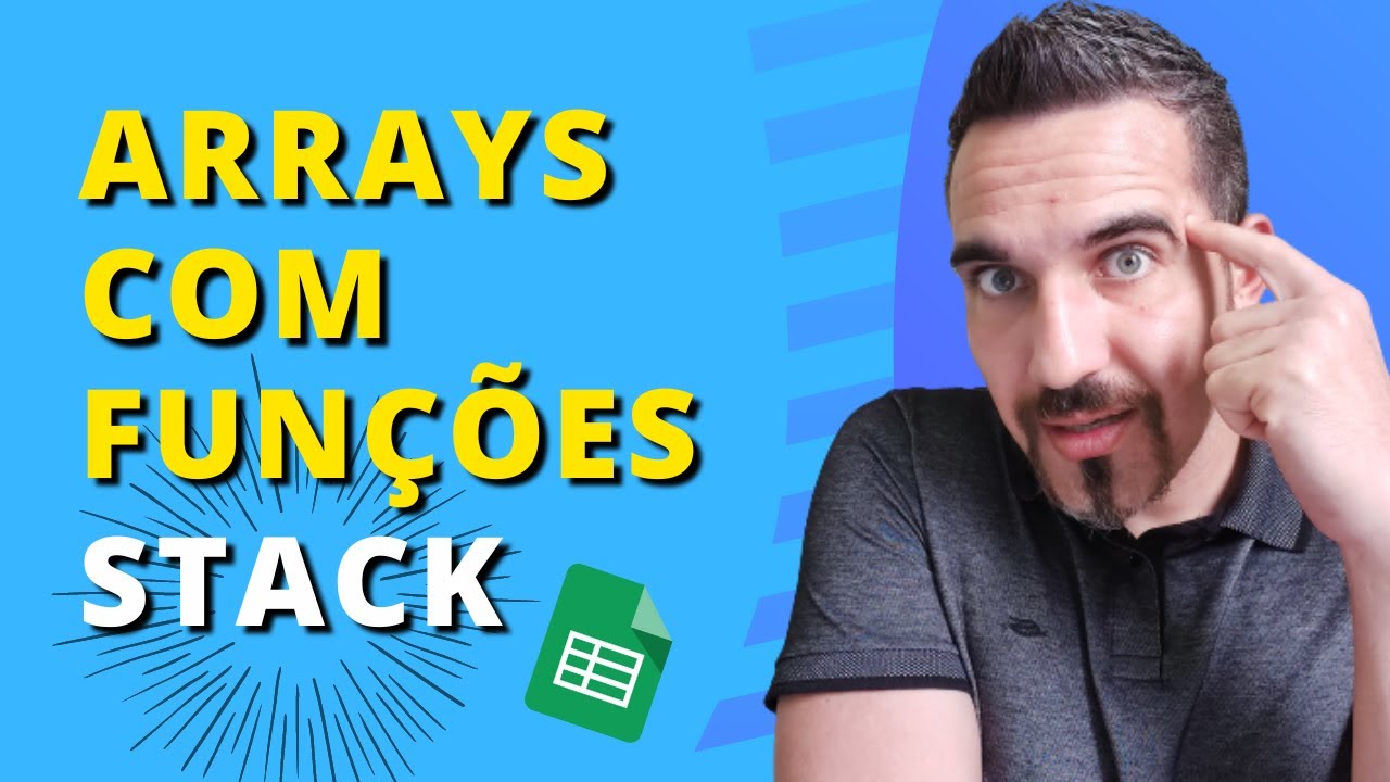 Fun&ccedil;&otilde;es STACK - Como juntar linhas e colunas | Planilhas Google