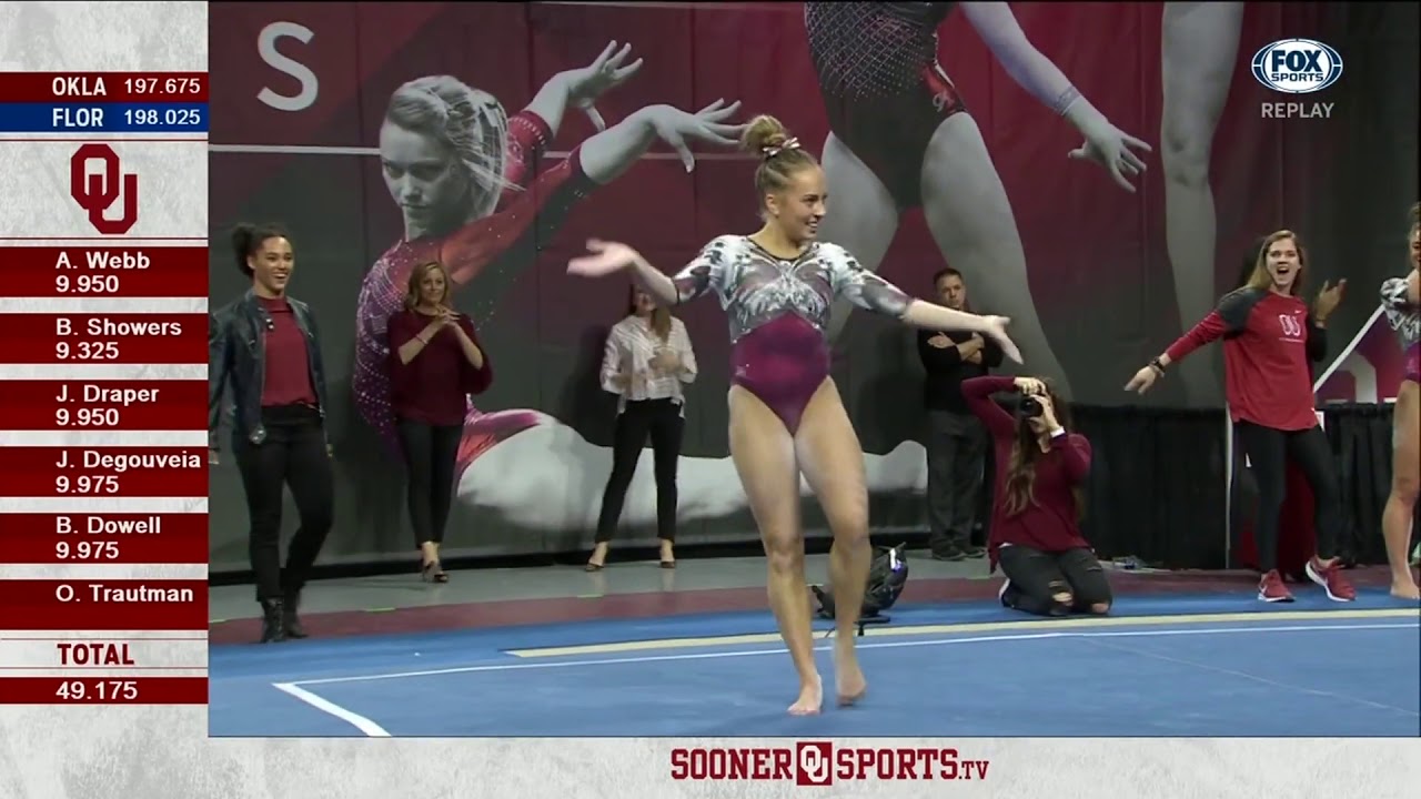Olivia Trautman (Oklahoma) 2019 Floor vs Florida 9.975