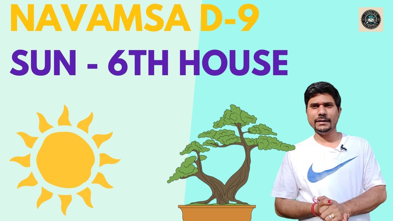 Sun in 6th House in D-9 Navamsa Chart - Vedic Astrology