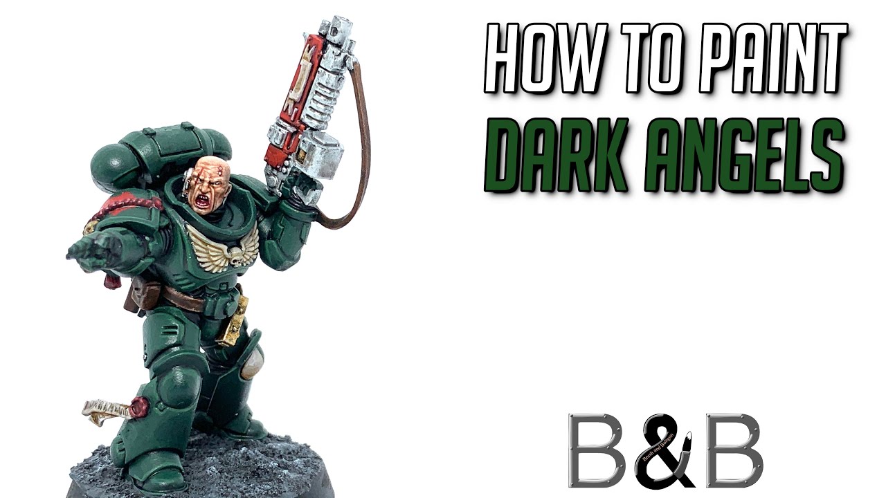 How to paint Dark Angels