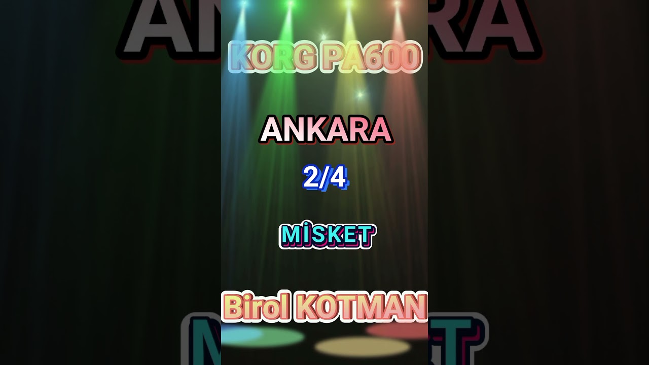KORG PA600 2/4 ANKARA MİSKET OYUN HAVASI