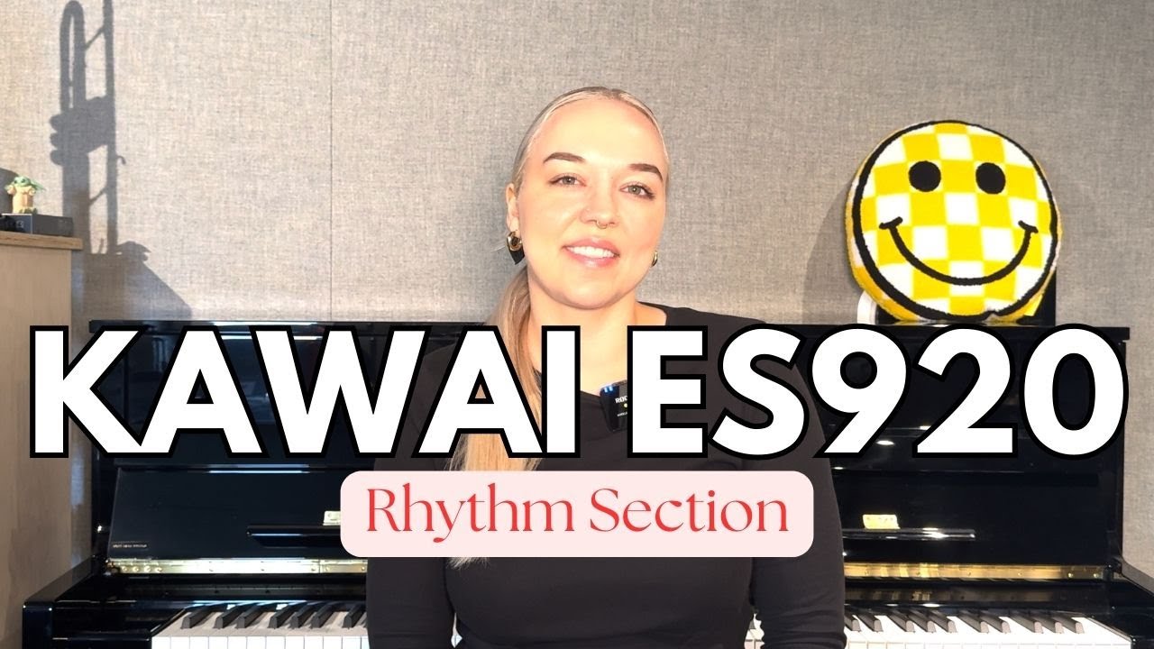 AI Technology in a Digital Piano? | Kawai ES920 Rhythm Section