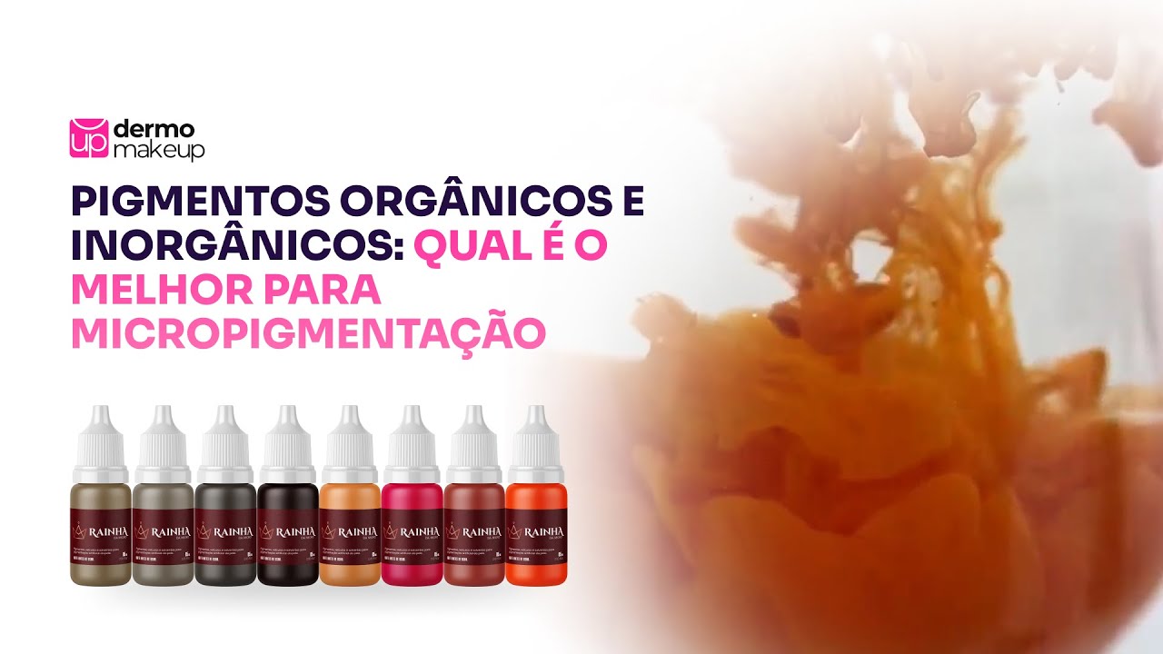 ✨ Pigmentos Orgânicos e Inorgânicos: Qual é o Melhor para Micropigmentação?