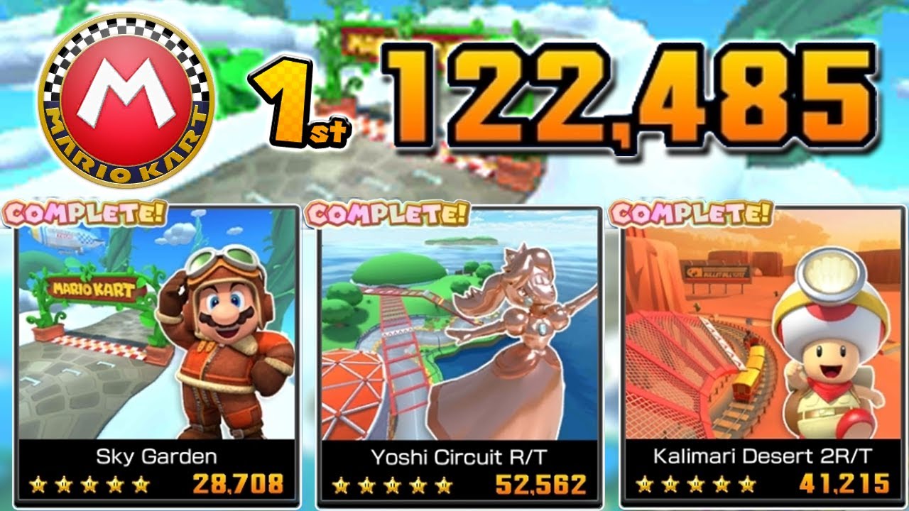 Sky Tour Week 1 (122K) - #MarioKartTour Ranked Cup Recap | Tier 70
