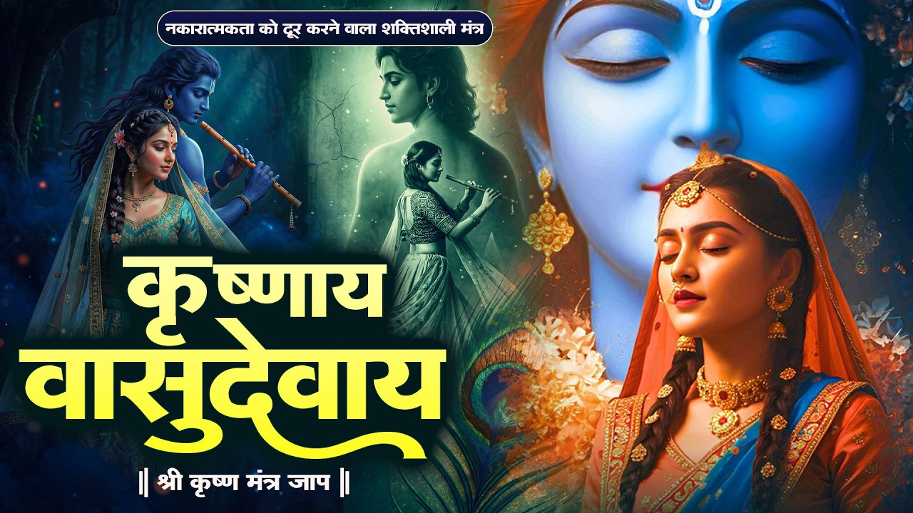 Krishna Jaap Loop: 108 OM Krishnaya Vasudevaya Haraye — Chant for Focus & Bliss