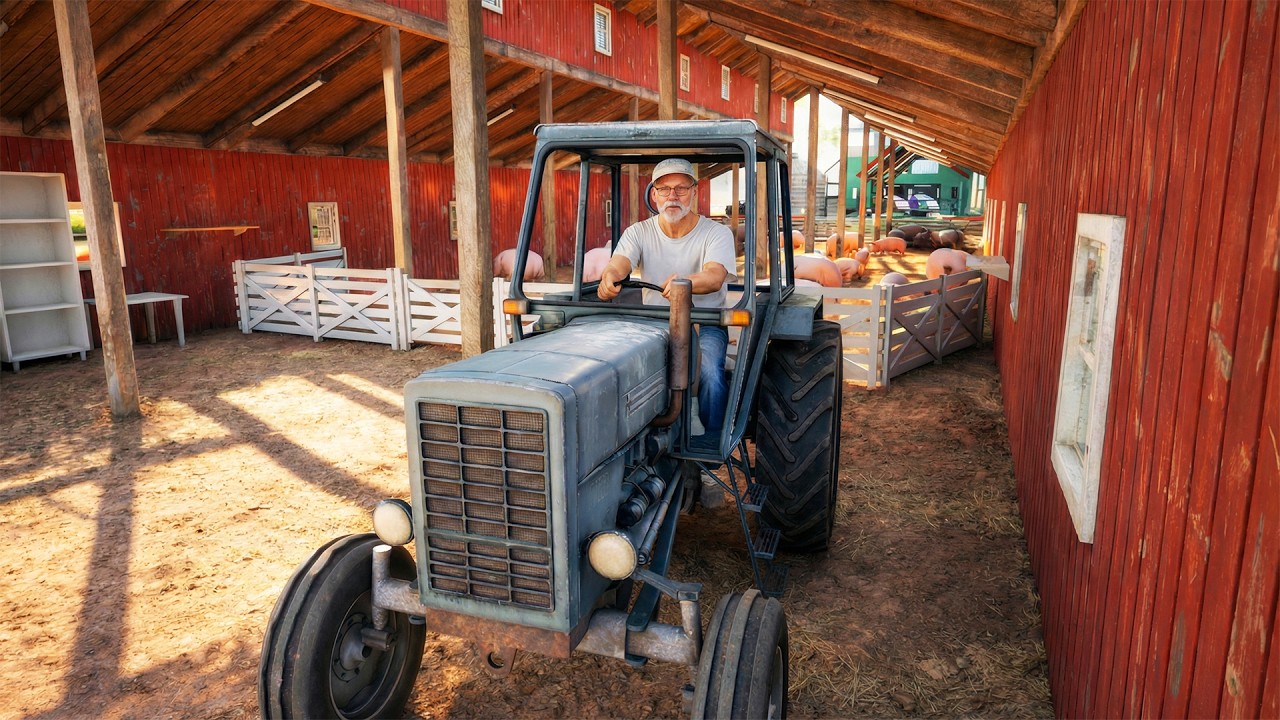 HAMBAR CU GARAJ PENTRU TRACTOR 🚜 Ranch Simulator EP.26