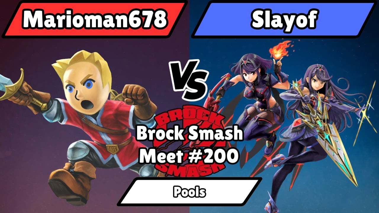 BSM 200 - Marioman678 (Mii Swordfighter) vs Slayof (Pyra & Mythra) - Pools