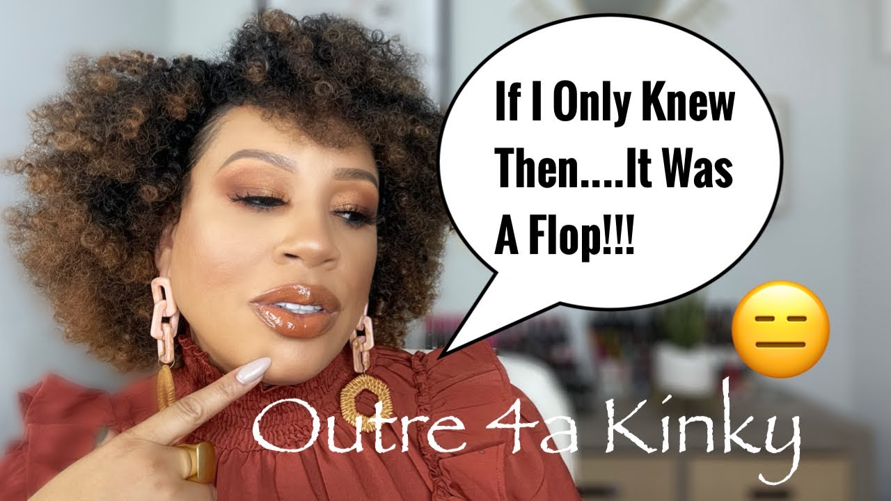 OUTRE BIG BEAUTIFUL HAIR 4A KINKY SYNTHETIC WIG REVIEW l Affordable l BEWARE! NOT Big Head Friendly!