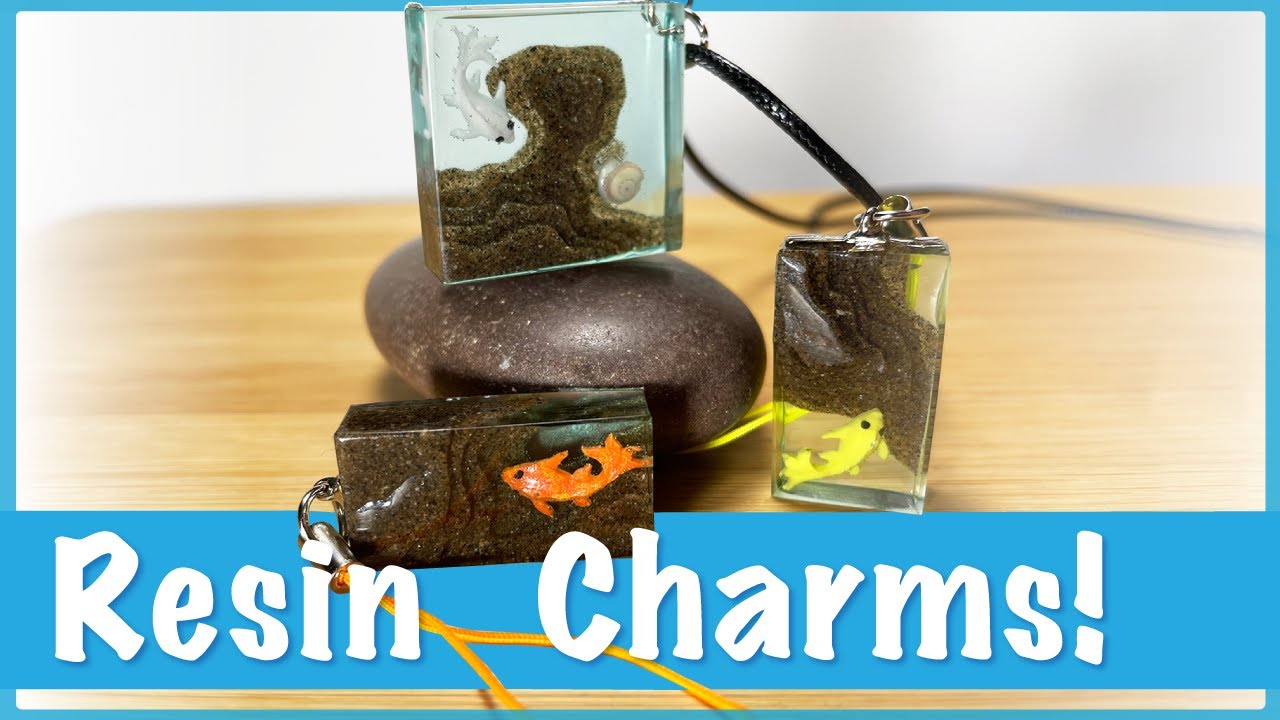 Fish & Island Resin Charms: DIY Island Pendant