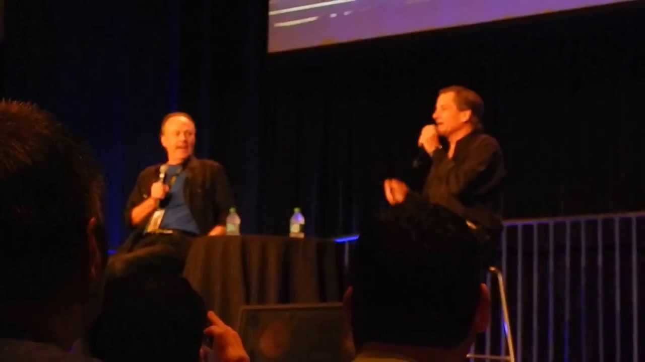 Dwight Shultz and Dirk Benedict doing impressions of Mr. T at Salt Lake Comic Con 2013