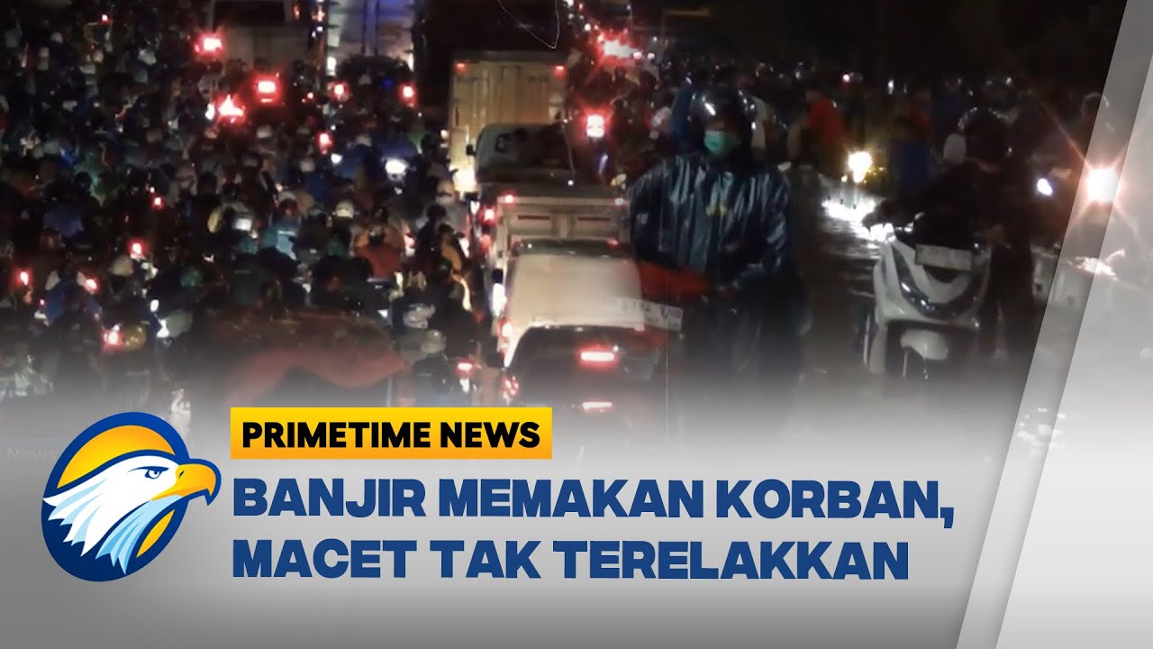 Tragedi di Grogol! Pengendara Meninggal Akibat Banjir - [Primetime News]