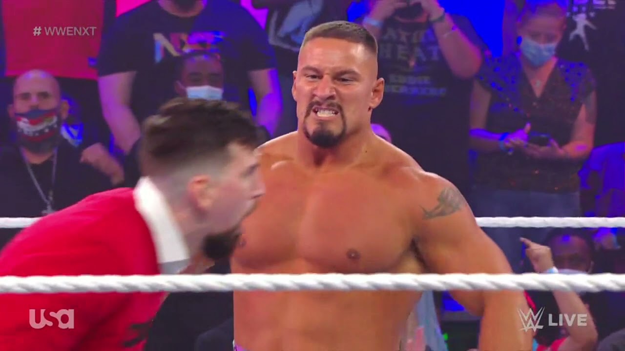 WWE NXT 2.0 ANDRE CHASE VS BRON BREAKKER 11/02/21
