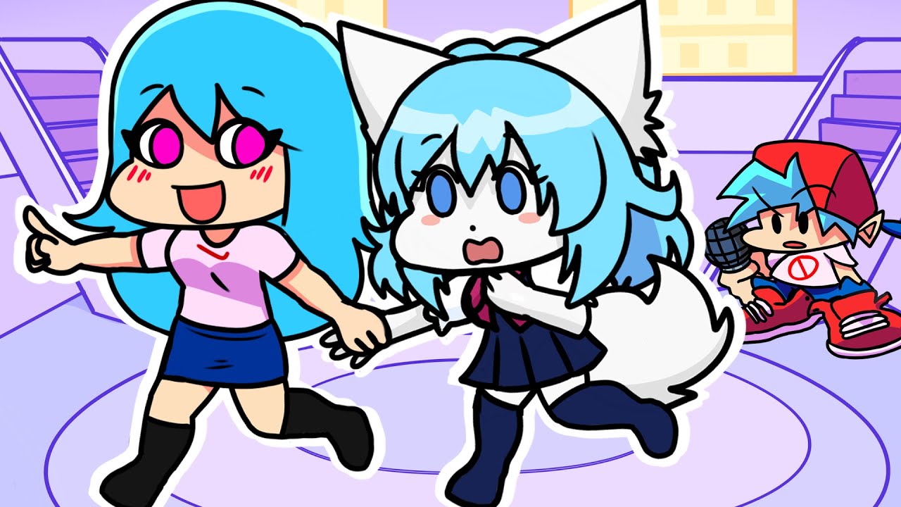 Sky Meets Wolfychu (Friday Night Funkin ANIMATION)