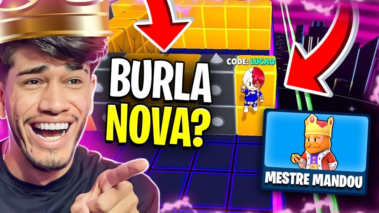SEU MESTRE MANDOU NO STUMBLE GUYS - ELE FEZ UMA NOVA BURLA NO BLOCKDASH