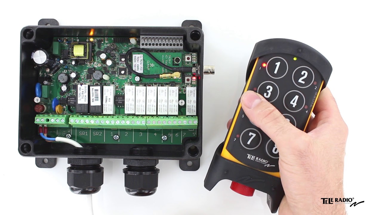 How to register a TG-T9-1 transmitter in a TG-R4-1 receiver