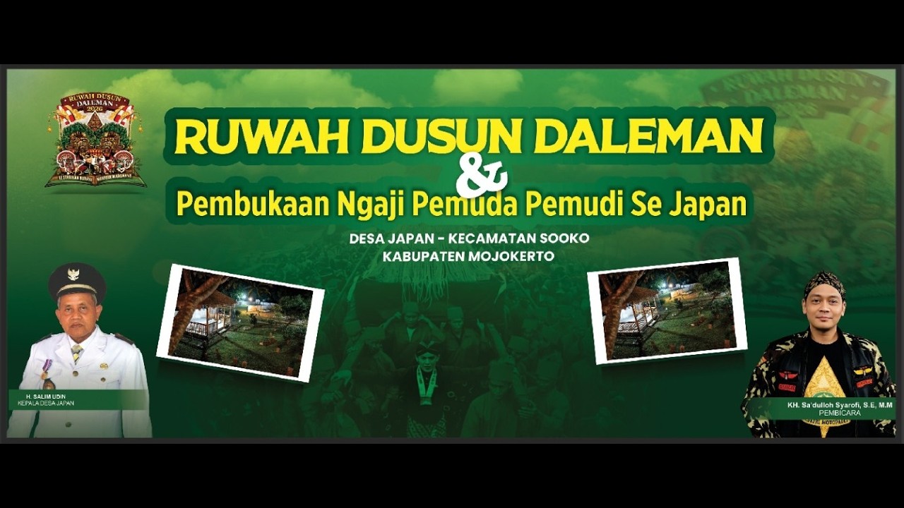 🔴Live RUWAH DUSUN DALEMAN - PENGAJIAN UMUM - KH. SA'DULLOH SYAROFI - GUS DULLOH