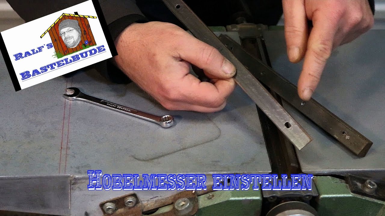 Hobelmesser einstellen / install planer blades HC260 Elektra Beckum