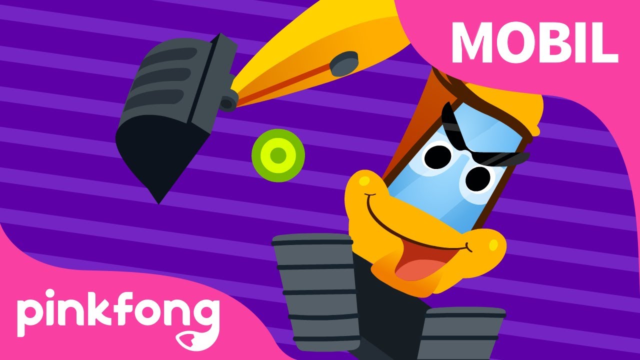 Akulah Excavator | Lagu Mobil | Lagu Anak Bahasa Indonesia | Pinkfong dan Baby Shark