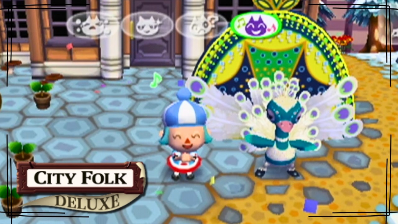 Сегодня день фестиваля! Забавные игры с жителями деревни! | Animal Crossing City Folk Deluxe