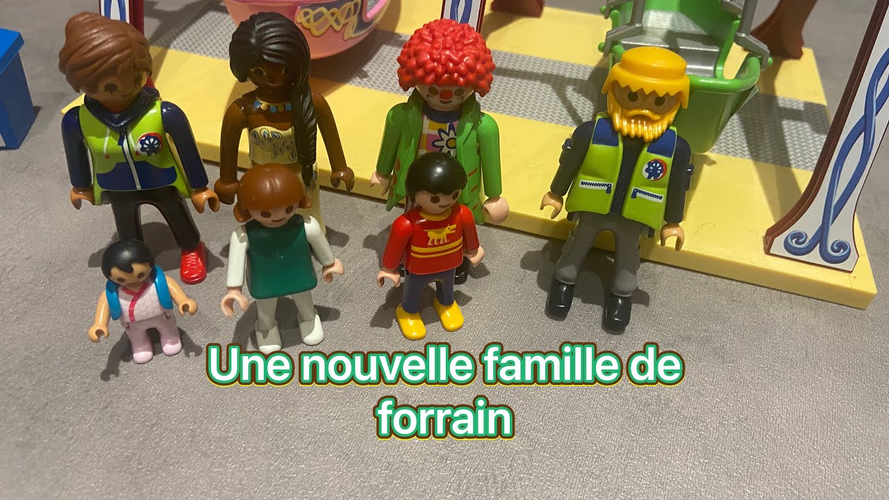 Histoire Playmobil - une nouvelle famille de forrain
