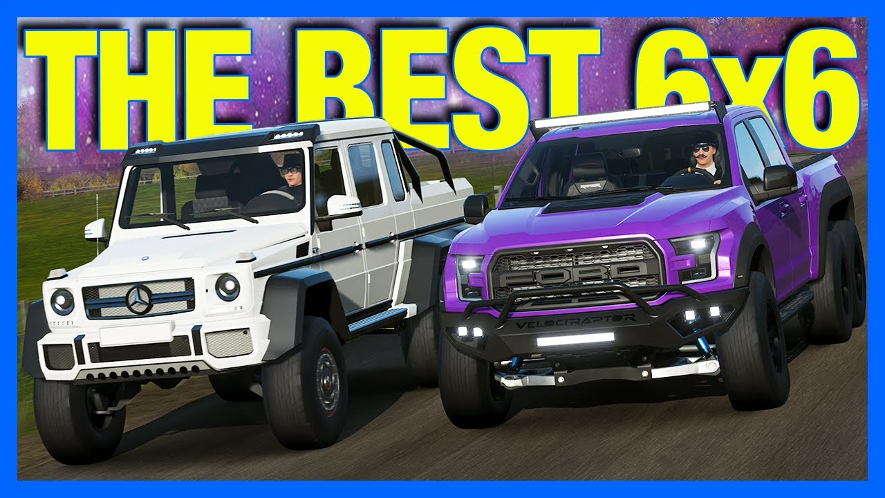 Forza Horizon 4 Online : THE BEST 6x6!! (Mercedes 6x6 vs Velociraptor 6x6)