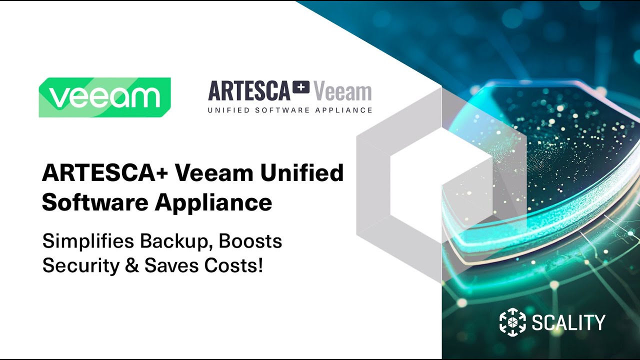 ARTESCA+ Veeam Unified Software Appliance: Simplifies Backup, Boosts Security & Saves Costs!