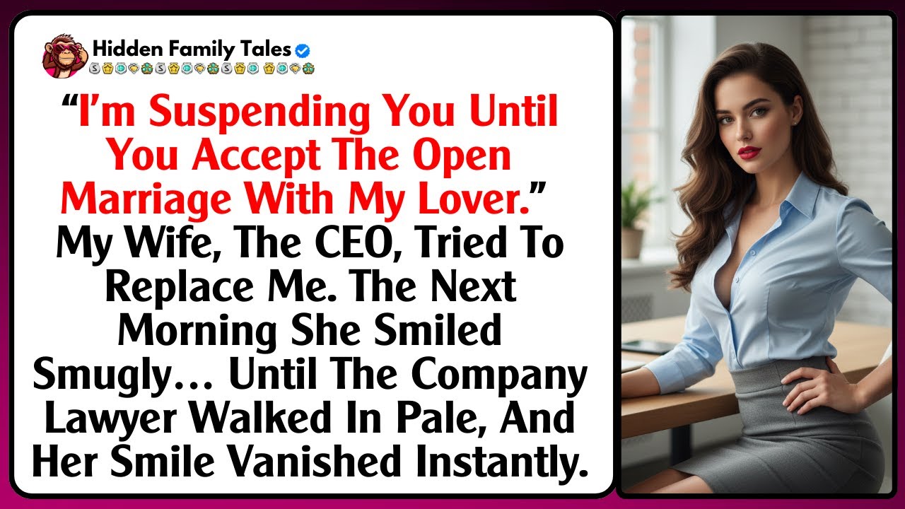 “I'm Suspending You Until You Accept The Open Marriage With My Lover.” My Wife, The Ceo, Tried To...