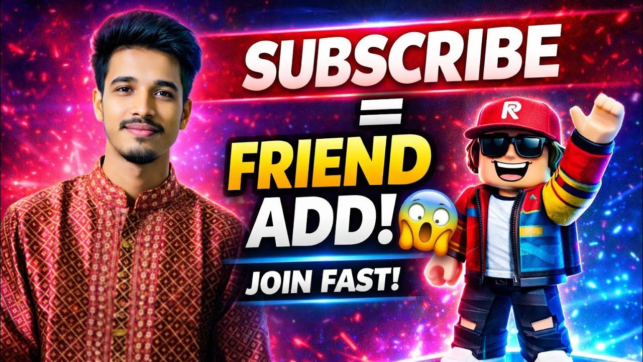 SUBSCRIBE = FRIEND ADD! 😱 | Roblox Live Friend Add