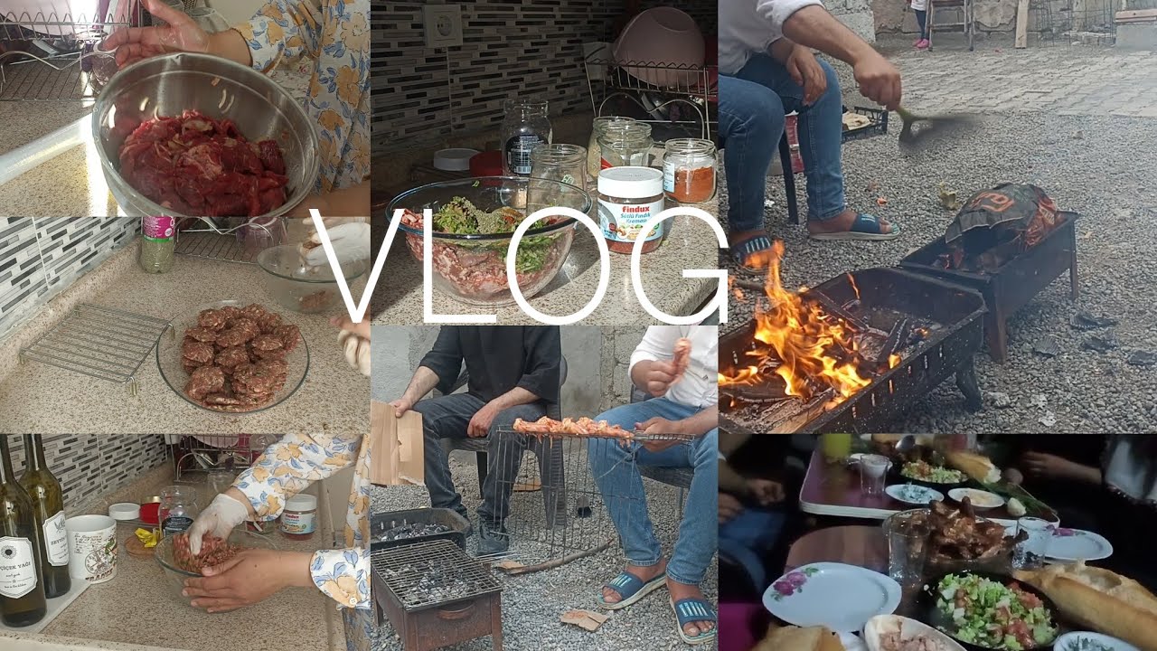 AİLECEK BAHÇEDE MANGAL YAPTIK || eltimle meze - mangal hazırlığı || biraz sohbet 💬