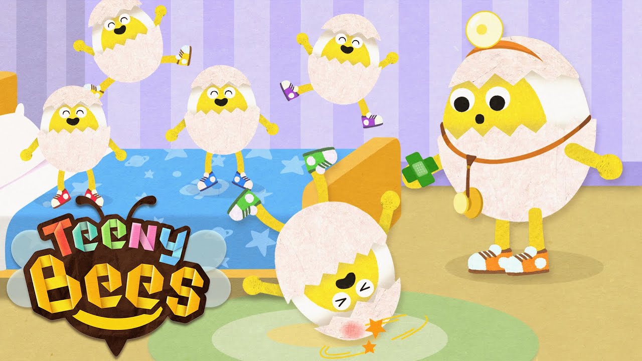 Five Little Eggs | @TEENYBEES | Toddler Learning Video | Nursery Rhymes & Kids song
