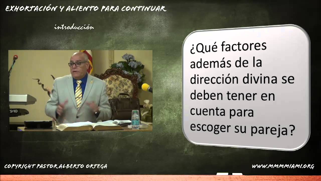 Terapia para matrimonios en conflicto Pastor Alberto Ortega