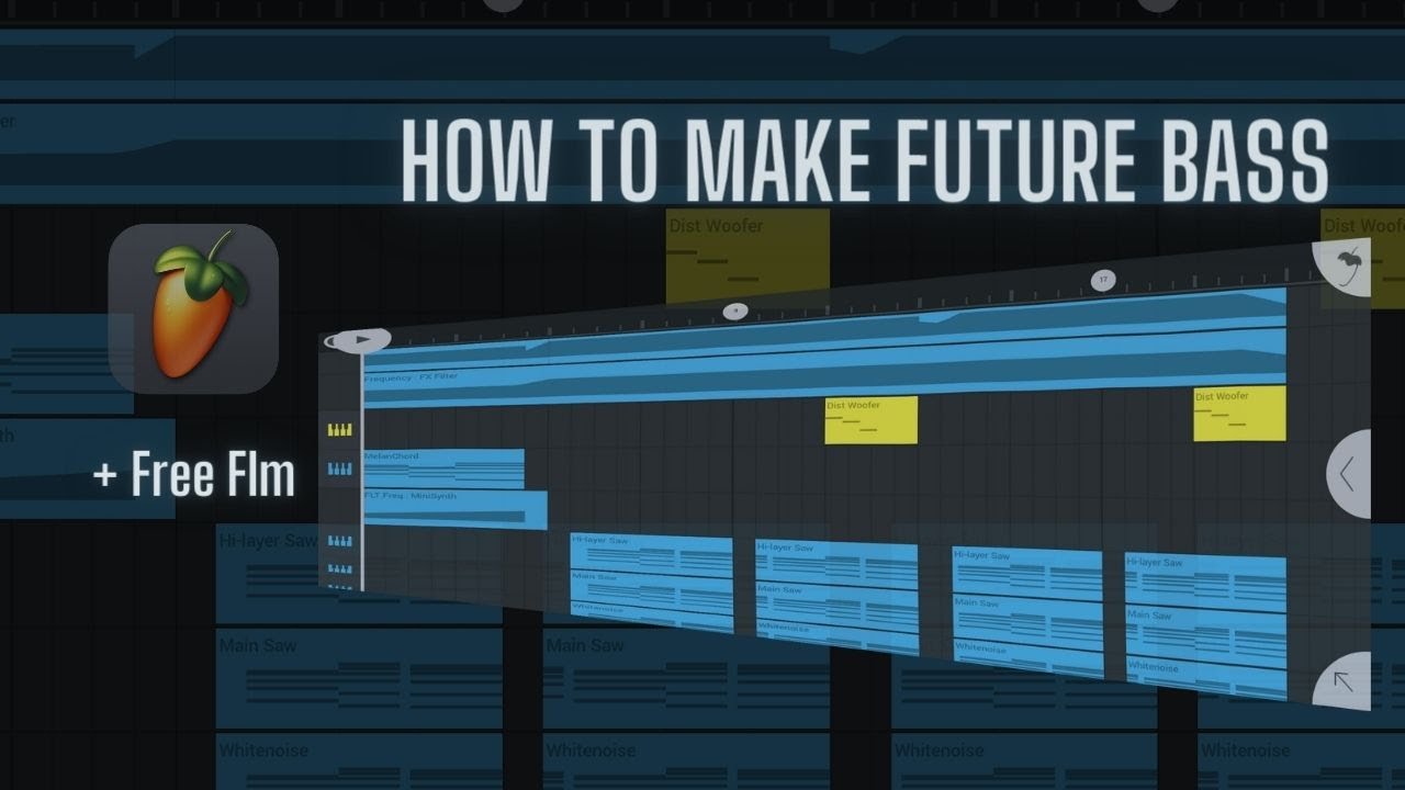 How to Make Future Bass in FL Studio Mobile + | Free FLM |