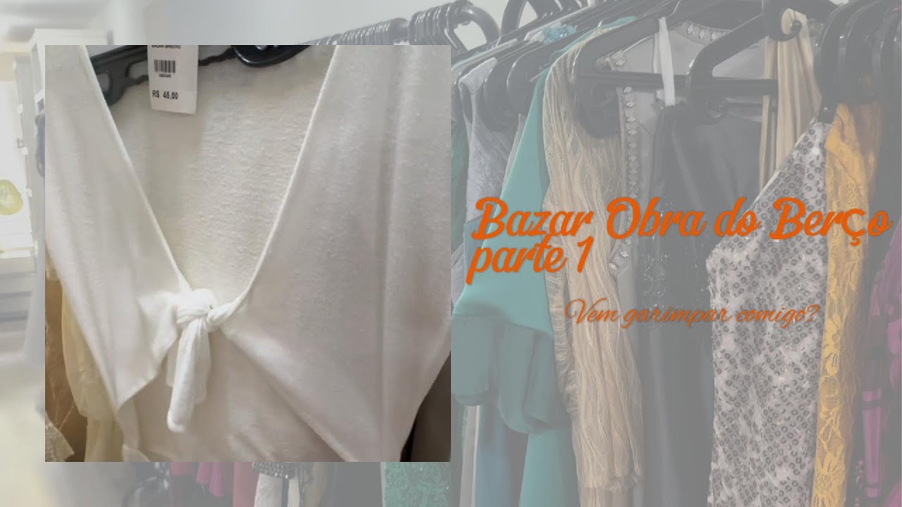 SÓ ROUPA DE MARCA NESSE BAZAR!!!