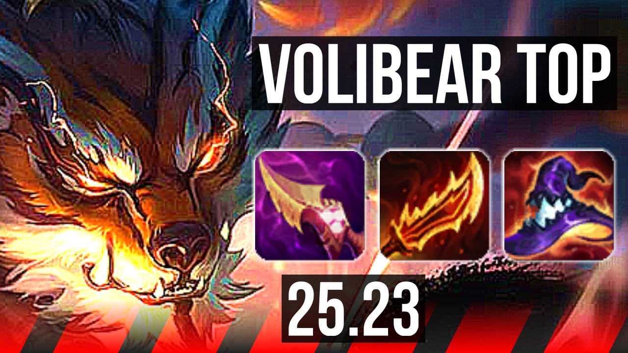 VOLIBEAR vs DARIUS (TOP) | KR Master | 25.23