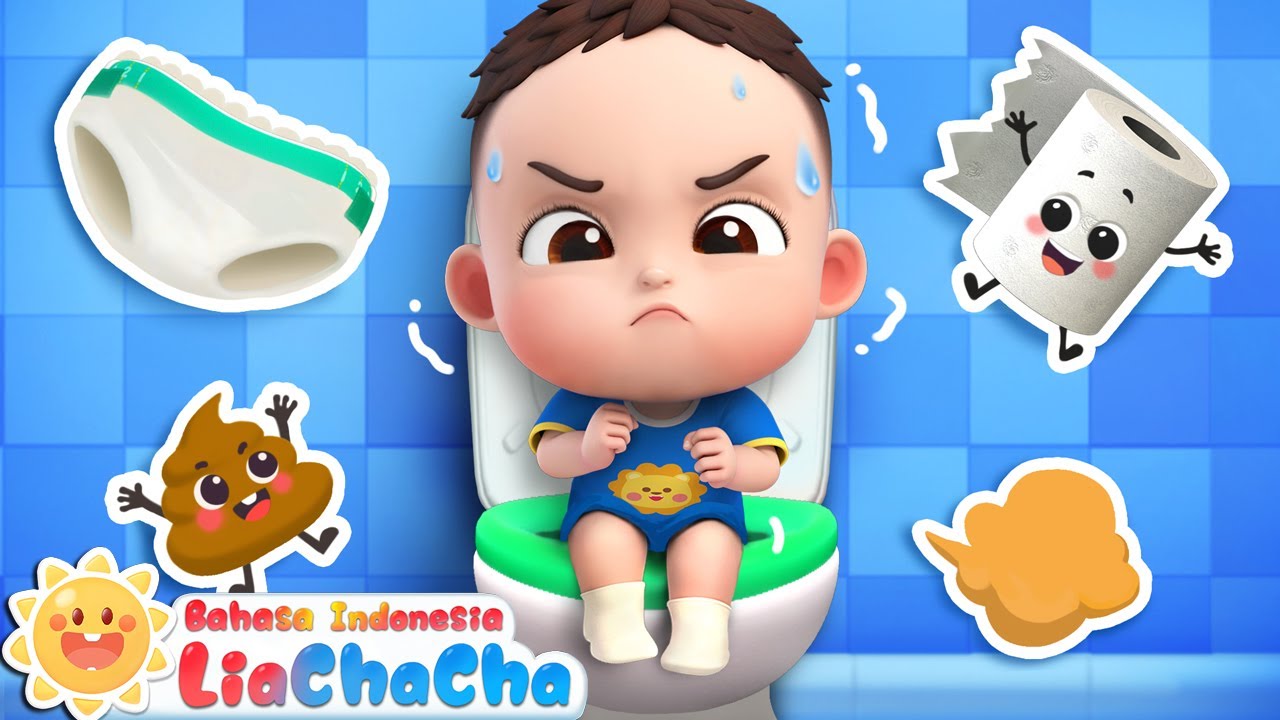 Bayi Belajar ke Toilet Sendiri | Kebiasaan Baik untuk Bayi | Lagu Anak | LiaChaCha Bahasa Indonesia